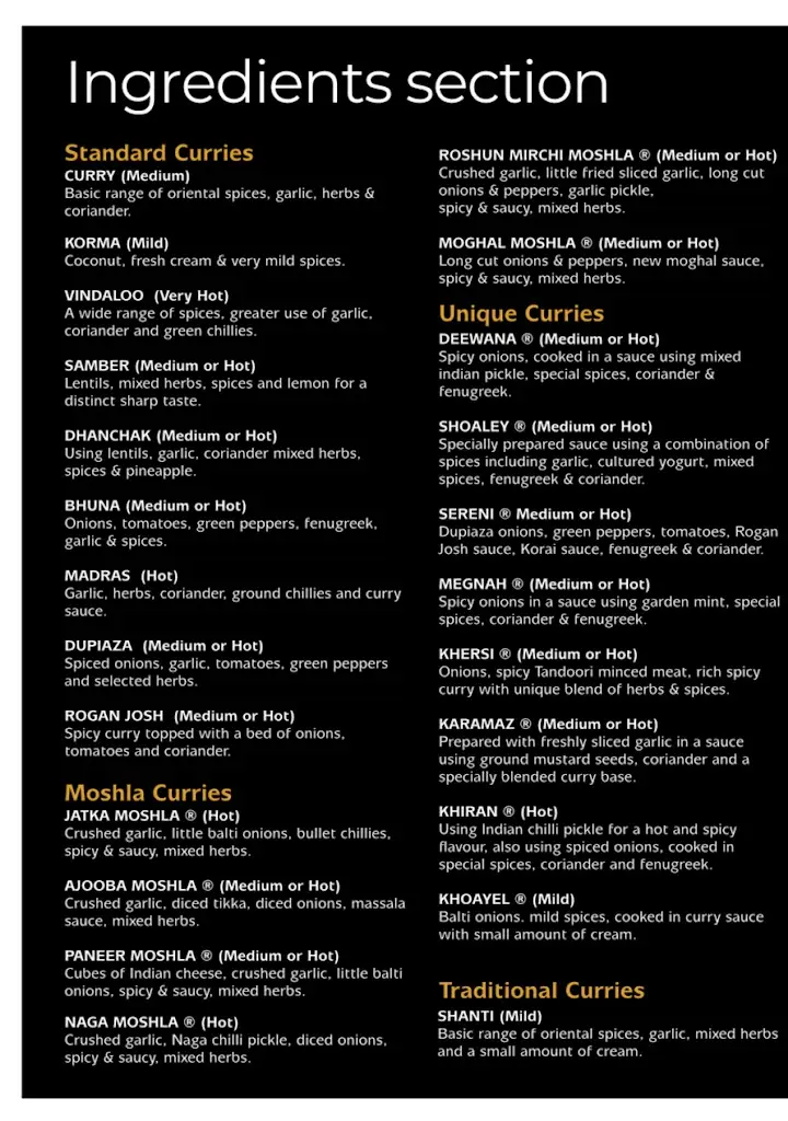 Menu_Baksh's Indian Kitchen_Brierfield_image_3