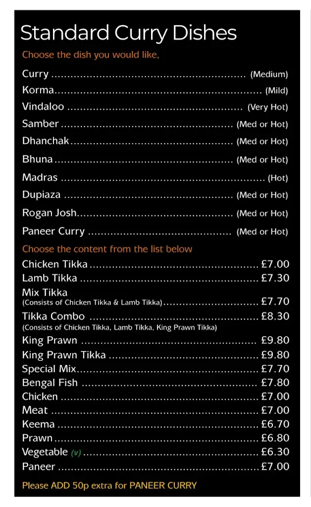 Menu_Baksh's Indian Kitchen_Brierfield_image_4