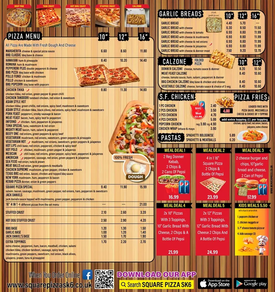 Menu_Square Pizza Bredbury_Bredbury_image_1