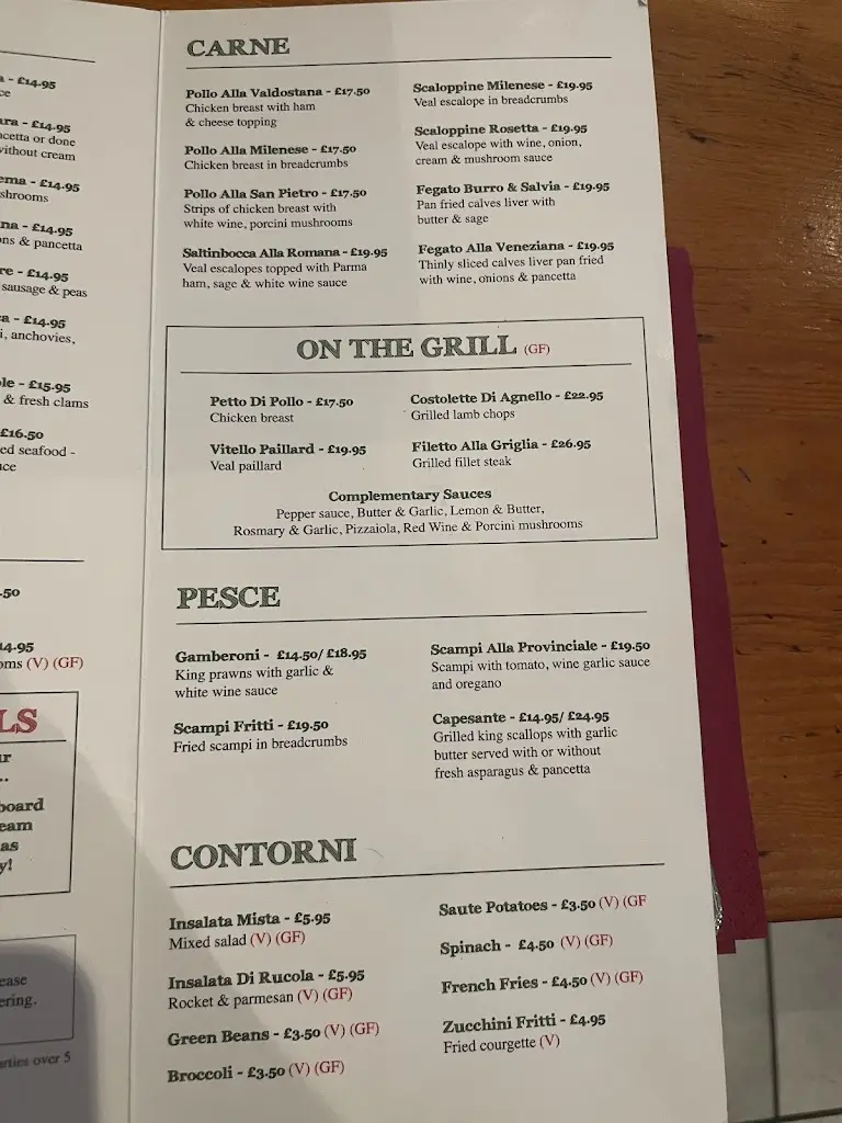 Menu_La Rosetta Restaurant_Brentford_image_1