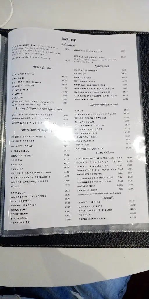 Menu_La Rosetta Restaurant_Brentford_image_2