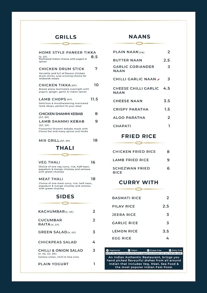Menu_Ami's Indian Flame_Brentford_image_3