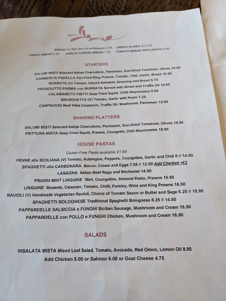 Menu_Siracusa - Italian Restaurant Brentford_Brentford_image_3