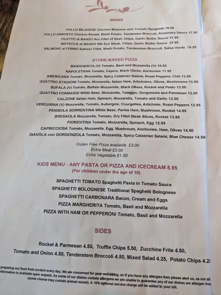 Menu_Siracusa - Italian Restaurant Brentford_Brentford_image_4