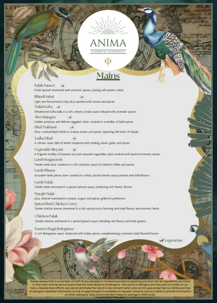 Menu_ANIMA Φ_Brentford_image_3