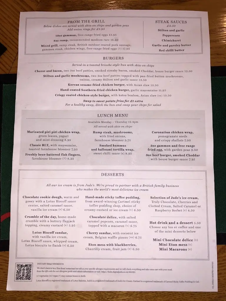 Menu_Three Bishops_Brighstone_image_3