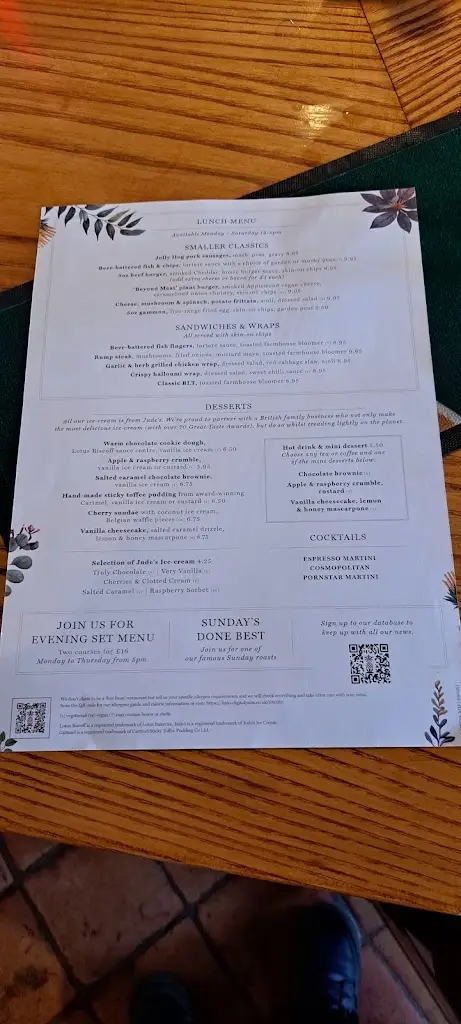 Menu_Three Bishops_Brighstone_image_4