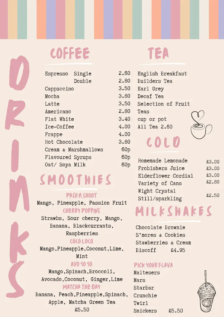 Menu_Calon Cafe and Bistro_Brighstone_image_1