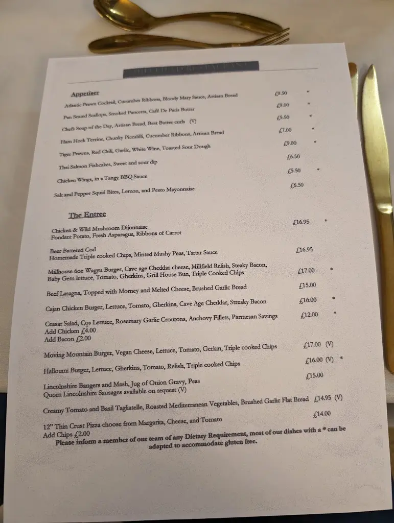 Menu_The Millfield Bar and Restaurant_Brigg_image_1