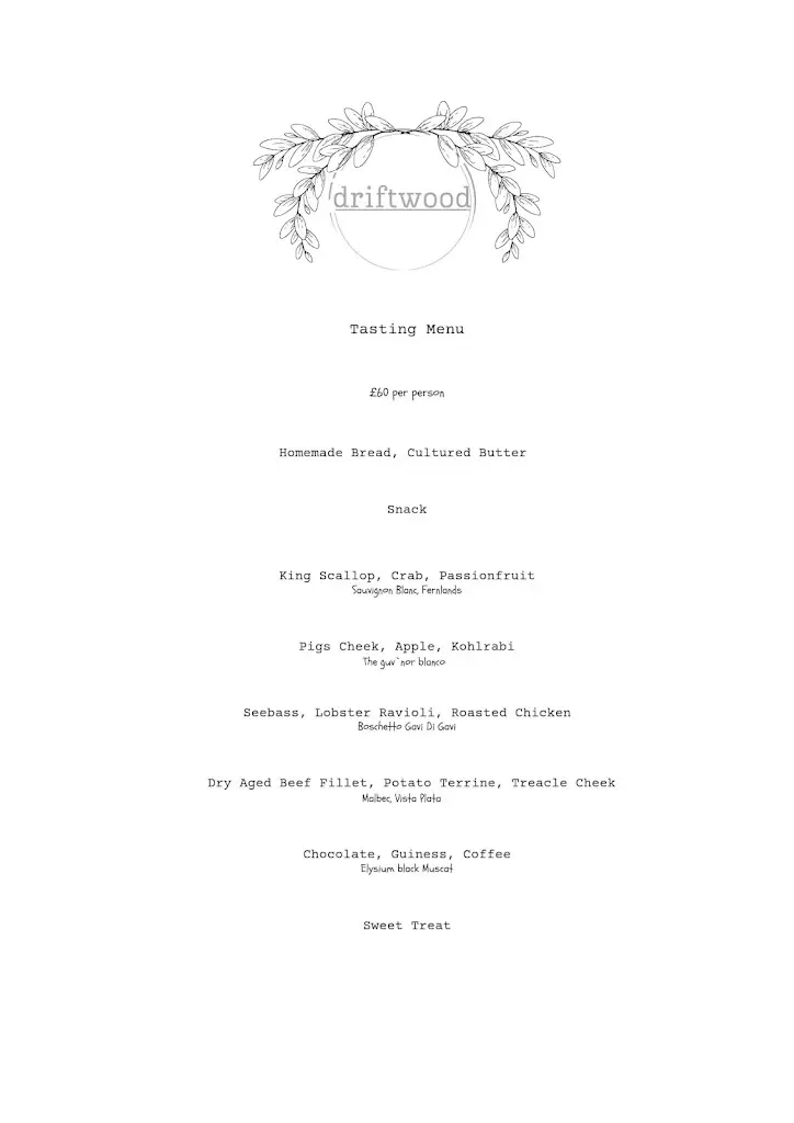 Menu_Driftwood Restaurant_Bridlington_image_3