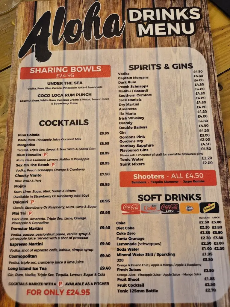 Menu_Aloha Bridlington_Bridlington_image_3