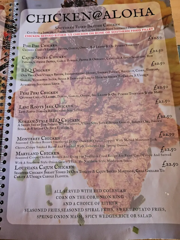Menu_Aloha Bridlington_Bridlington_image_4