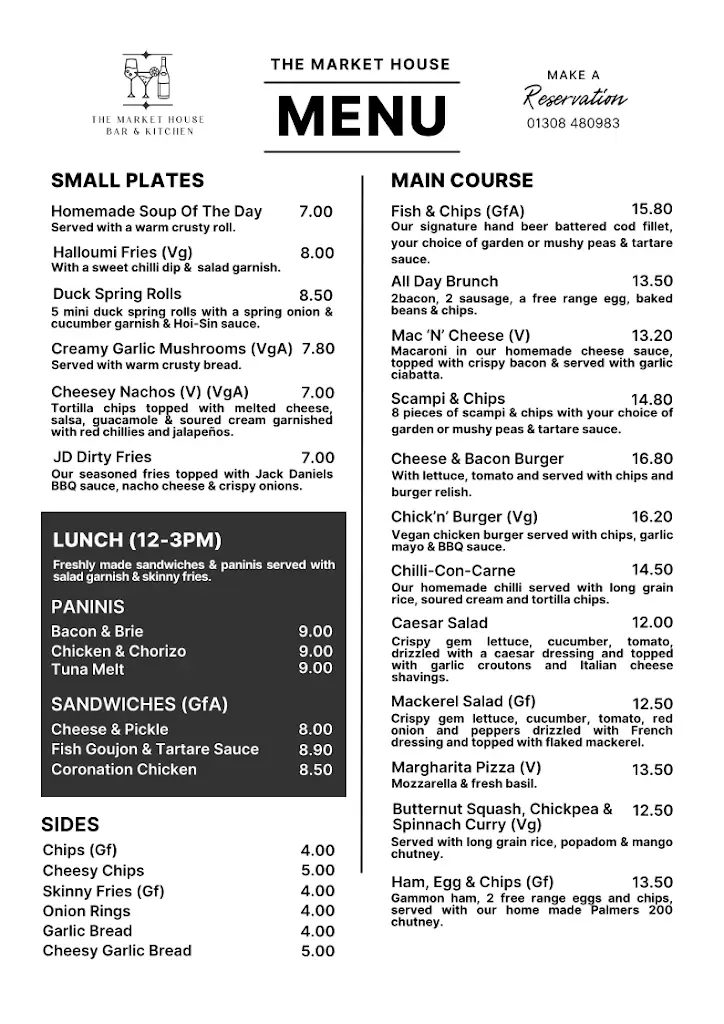 Menu_The Market House Bridport_Bridport_image_1