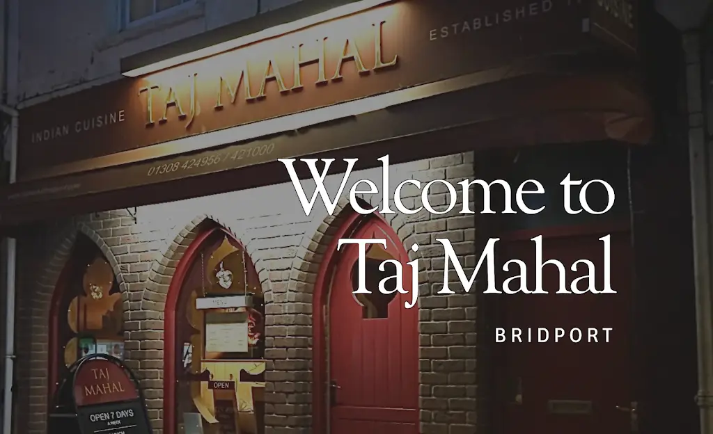 The Taj Mahal Bridport restaurant in Bridport