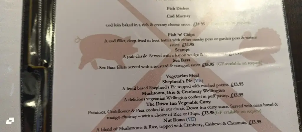 Menu_The Down Inn_Bridgnorth_image_4