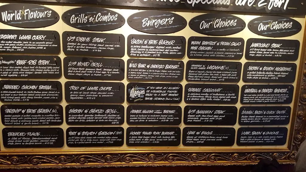 Menu_Bandon Arms_Bridgnorth_immagine_4