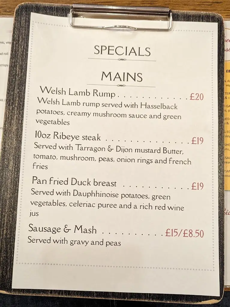 Menu_The Wheel at Worfield_Bridgnorth_image_1