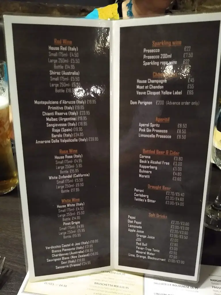 Menu_Bellini's_Brighouse_image_4