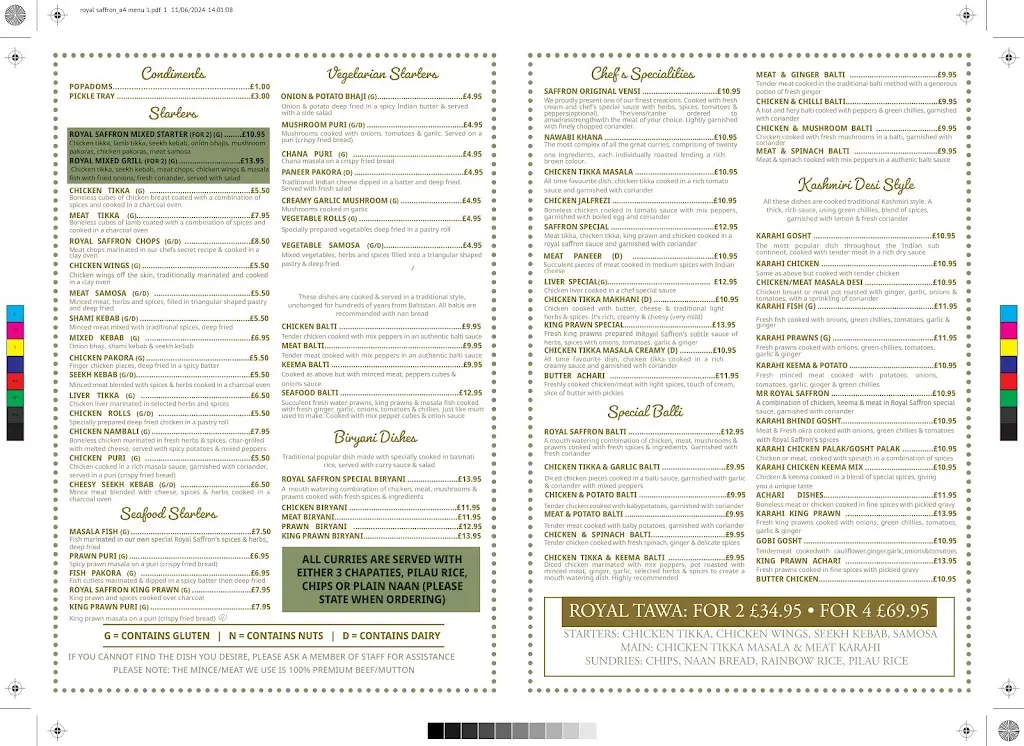 Menu_Royal Saffron Brighouse | Best Indian Restaurant in Brighouse_Brighouse_image_1