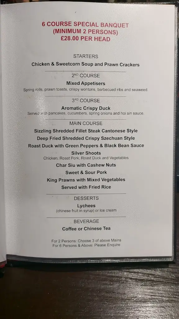 Menu_The New Great Wall_Brighouse_image_1