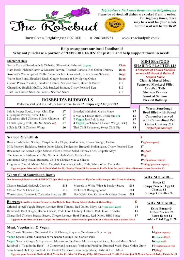 Menü_The Rosebud Pub & Seafood Restaurant_Brightlingsea_Bild_4