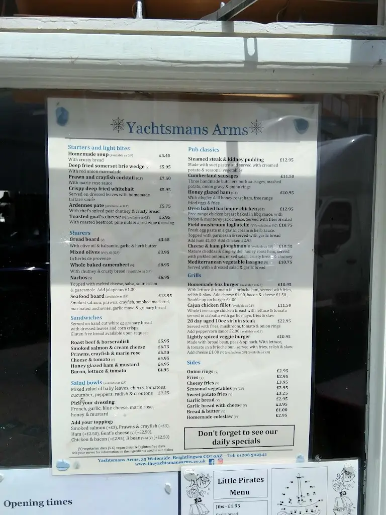 Menu_Yachtsmans Arms Brightlingsea_Brightlingsea_image_4
