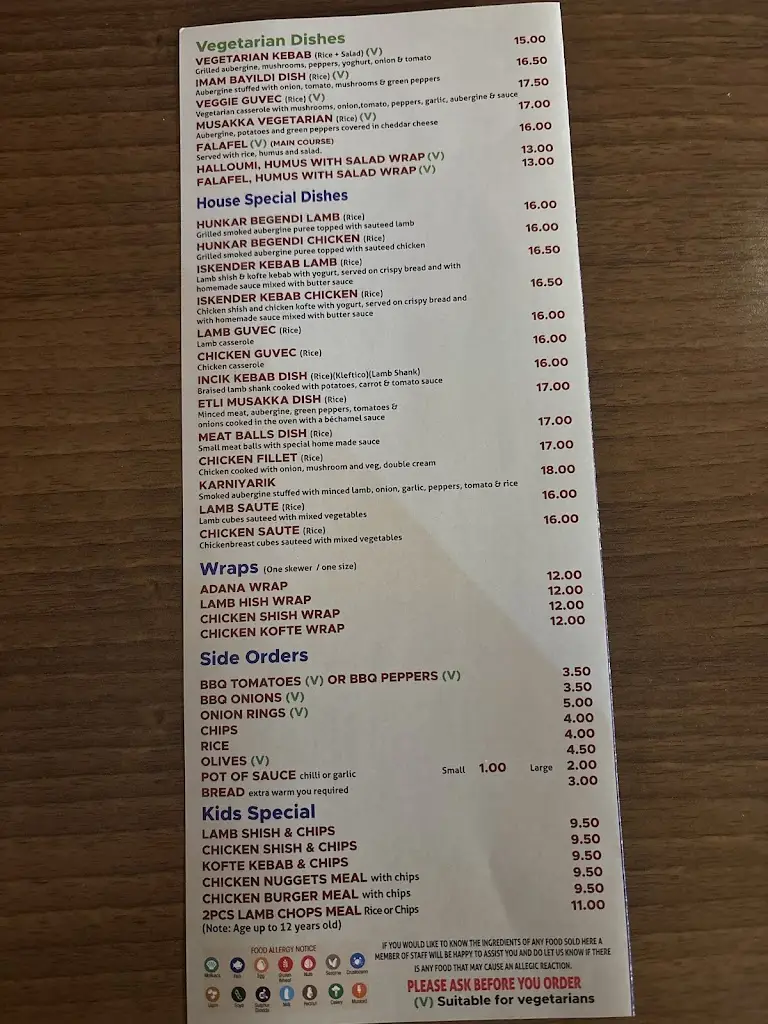 Menu_Villa Mangal_Amersham on the Hill_image_1