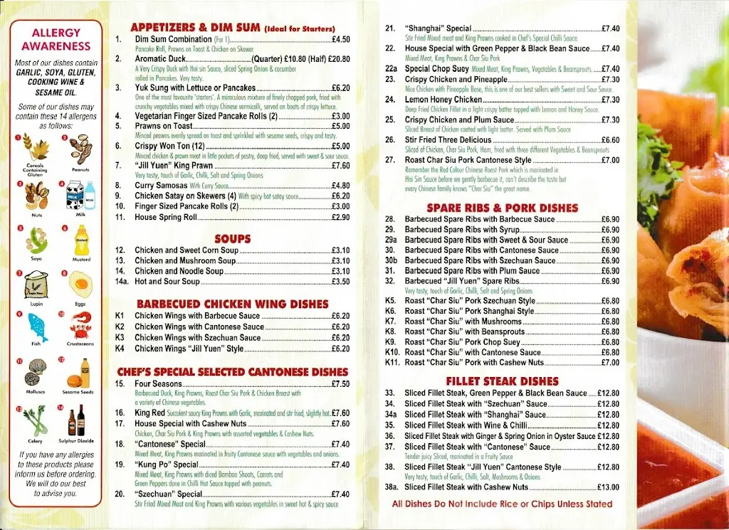 Menu_Brinklow House_Brinklow_immagine_3