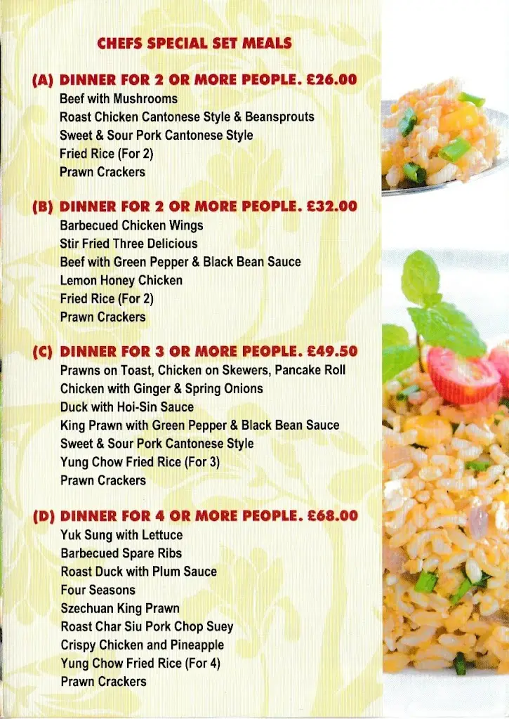 Menu_Brinklow House_Brinklow_immagine_4