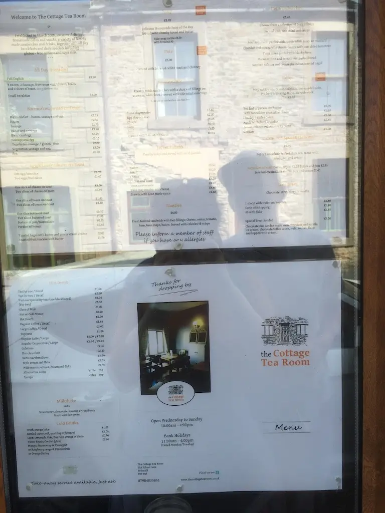 Menu_The Cottage Tea Room_Brinscall_immagine_2
