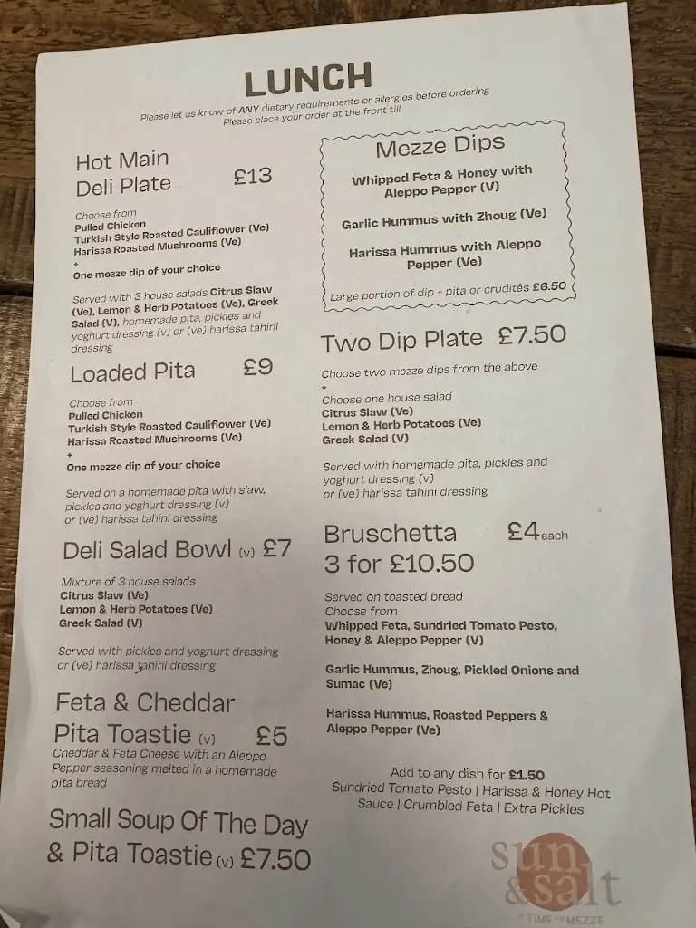 Menu_Sun & Salt by Time For Mezze_Brinscall_image_1