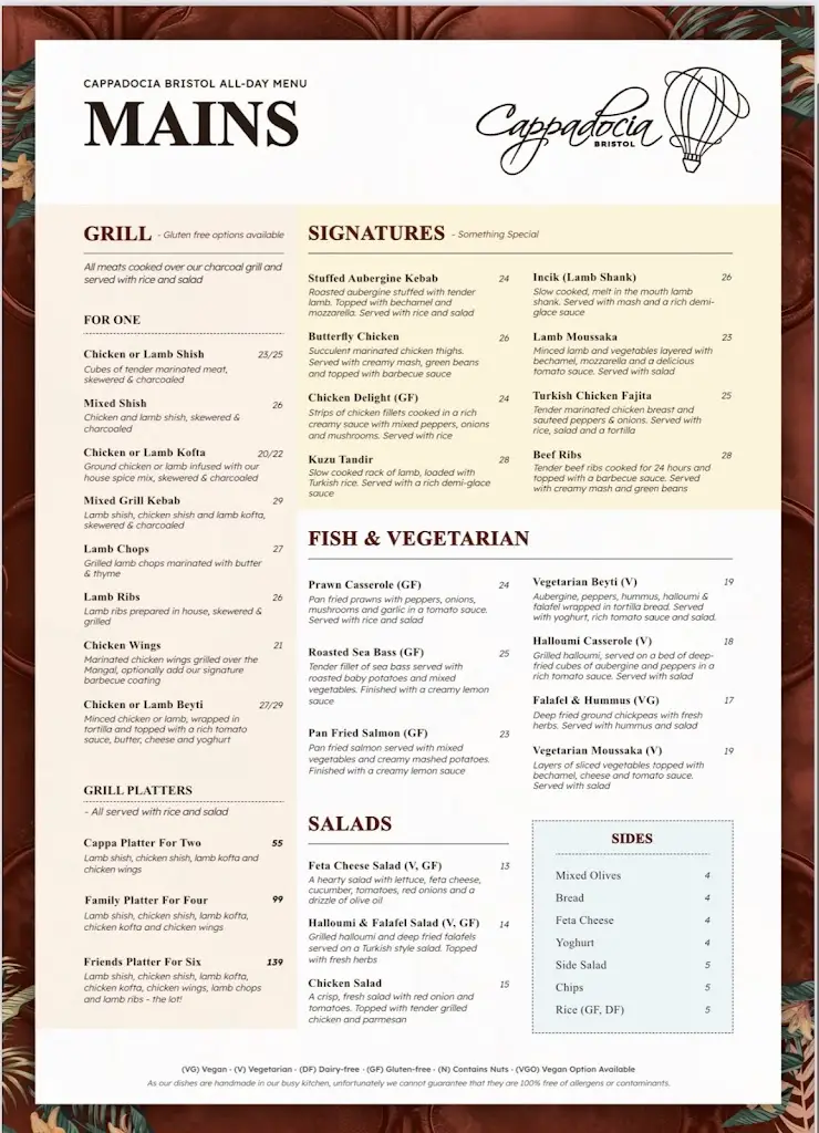 Menu_Cappadocia Restaurant_Bristol_image_1