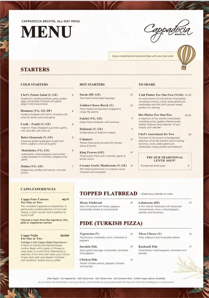 Menu_Cappadocia Restaurant_Bristol_image_2