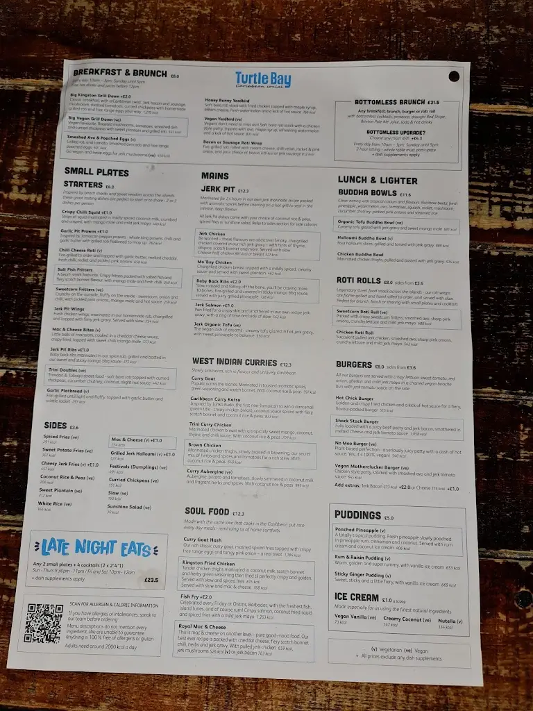 Menu_Turtle Bay Bristol Broad Quay_Bristol_image_3