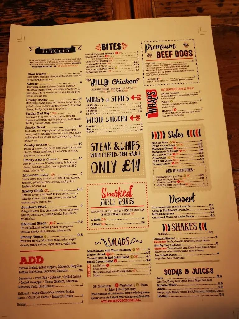 Menu_Smoky Boys Amersham_Amersham on the Hill_immagine_2