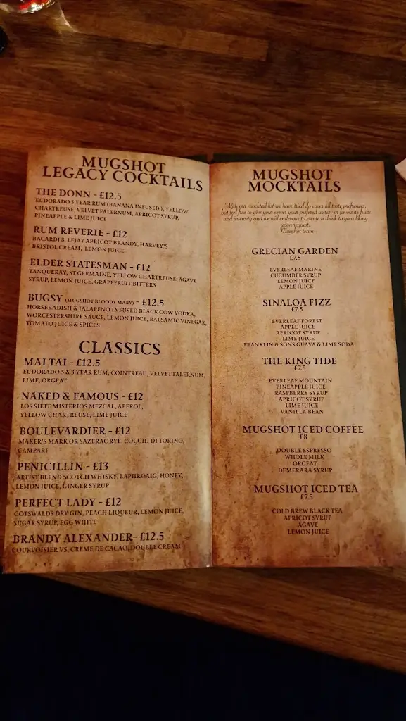 Menu_Mugshot Restaurants Bristol_Bristol_immagine_2