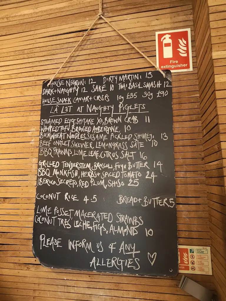 Menu_Naughty Piglets_Brixton_image_1