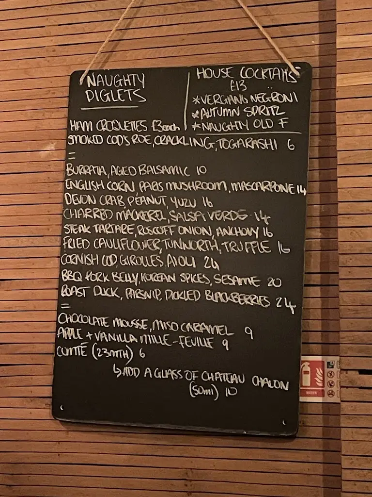 Menu_Naughty Piglets_Brixton_image_2