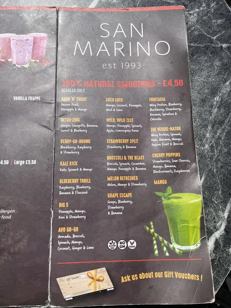 Menu_San Marino Brixton_Brixton_image_1