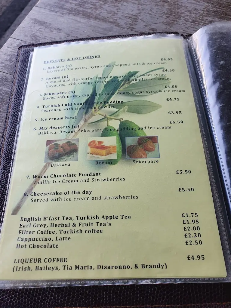 Menu_Green Olive Meze Restaurant & Bar_Bridgwater_imagen_3