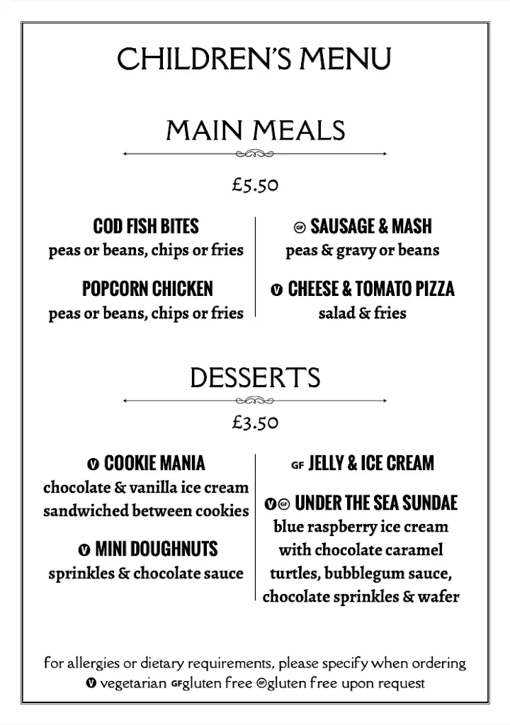 Menu_The Tudor Hotel & Restaurant_Bridgwater_immagine_4