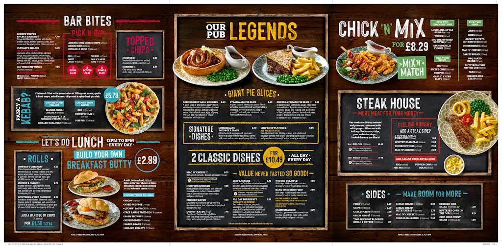 Menu_The Malt Shovel_Bridgwater_immagine_2