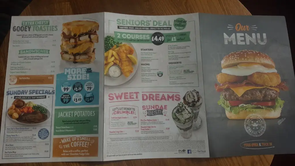 Menu_The Malt Shovel_Bridgwater_immagine_4