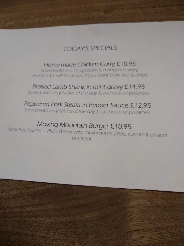 Menu_The Compass Tavern_Bridgwater_image_4