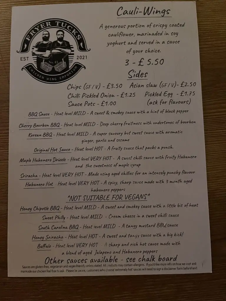 Menu_Fryer Tucks_Bridgwater_image_1