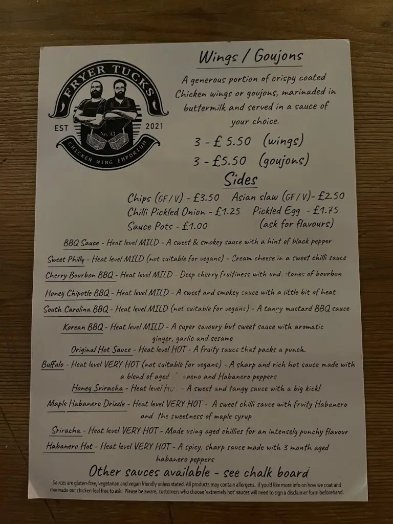 Menu_Fryer Tucks_Bridgwater_image_2