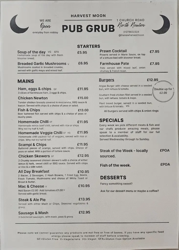 Menu_Harvest Moon_Bridgwater_image_1