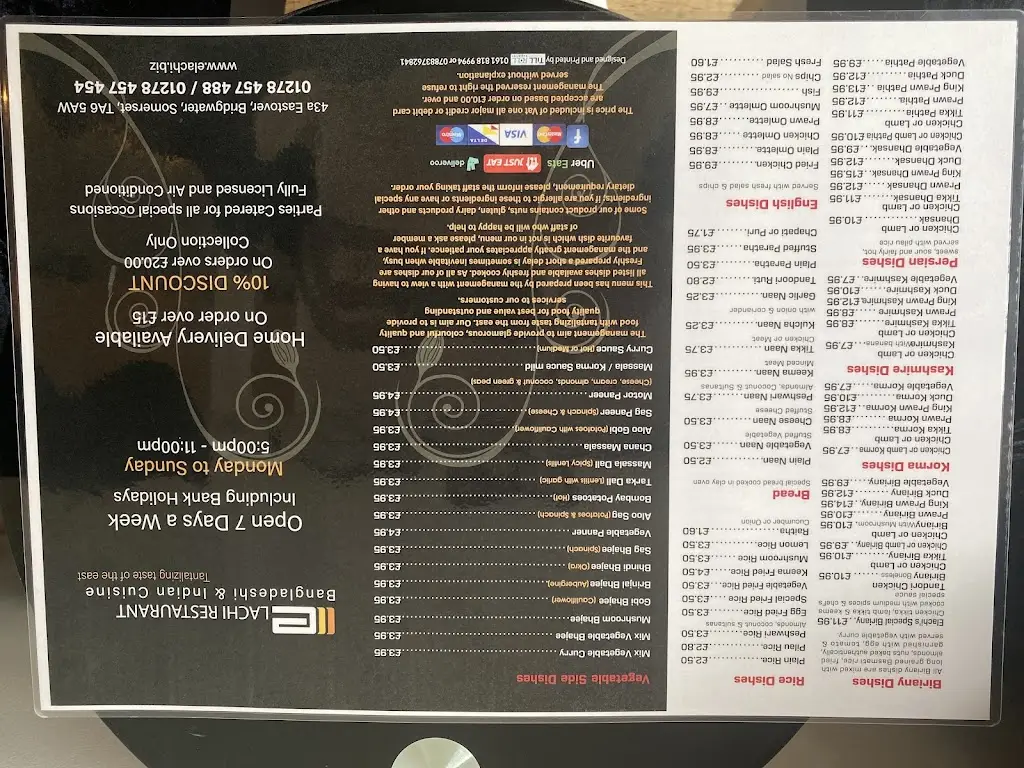 Menu_Elachi Restaurant_Bridgwater_image_2