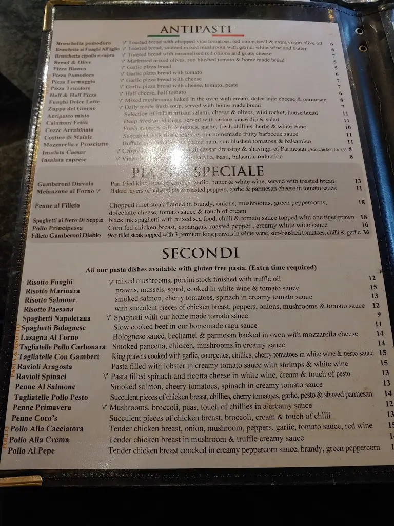 Menu_Coco's Restaurant_Altrincham_image_3