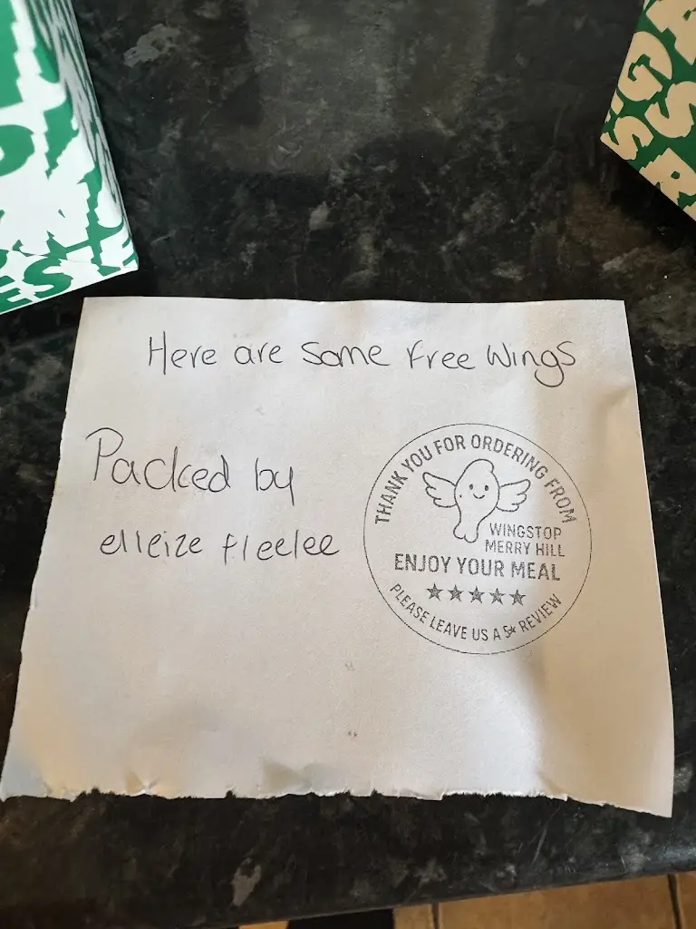 sophie hands_Wingstop Merry Hill_Brierley Hill_review